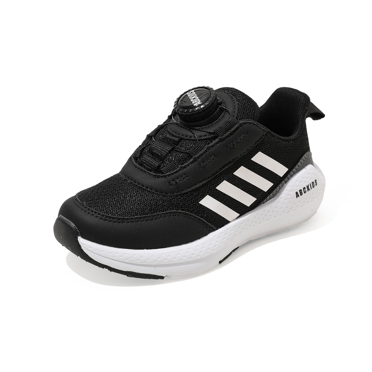 Кроссовки для бега с низким верхом, противоскользящие, быстросохнущие, амортизирующие, детские ABC KIDS, черный 
Кроссовки для бега с низким верхом, противоскользящие, быстросохнущие, амортизирующие, детские ABC KIDS, черный