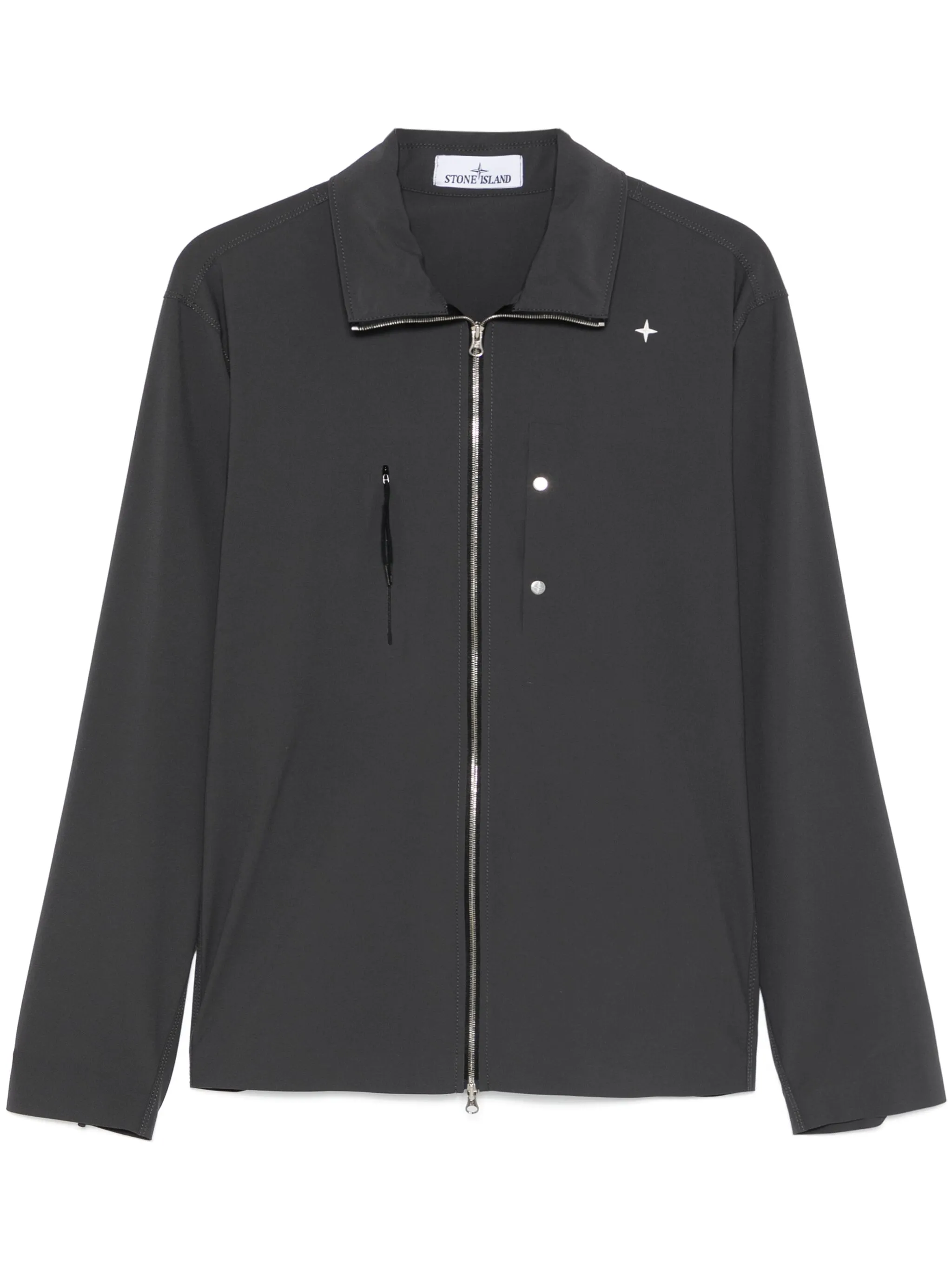 Куртка с вышитым логотипом Stone Island, серый
Куртка с вышитым логотипом Stone Island, серый