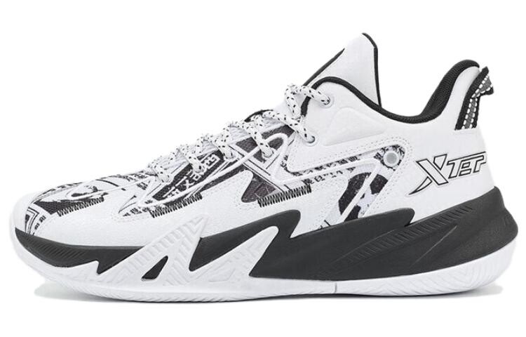 Баскетбольные кроссовки мужские низкие белые/черные Xtep
Баскетбольные кроссовки мужские низкие белые/черные Xtep