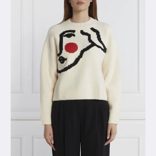 Свитер обычного кроя с добавлением шерсти Desigual, экрю
Свитер обычного кроя с добавлением шерсти Desigual, экрю