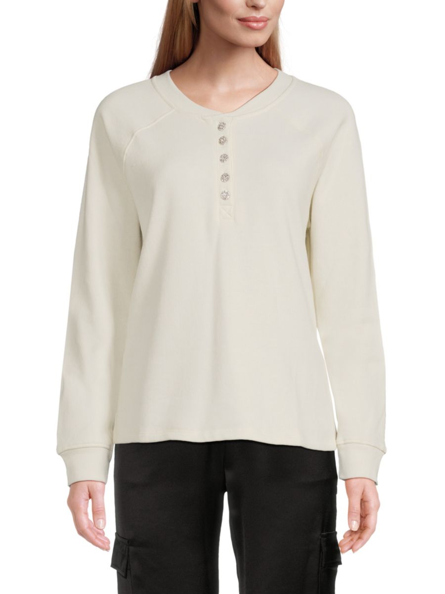 Флисовая толстовка с рукавами реглан Andrew Marc, белый
Флисовая толстовка с рукавами реглан Andrew Marc, белый