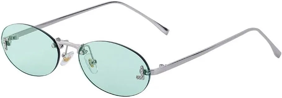 Овальные солнцезащитные очки для женщин в стиле ретро с градиентной металлической оправой без рамки, для мужчин, для активного отдыха и вождения MTZJH, 7
Овальные солнцезащитные очки для женщин в стиле ретро с градиентной металлической оправой без рамки, для мужчин, для активного отдыха и вождения MTZJH, 7