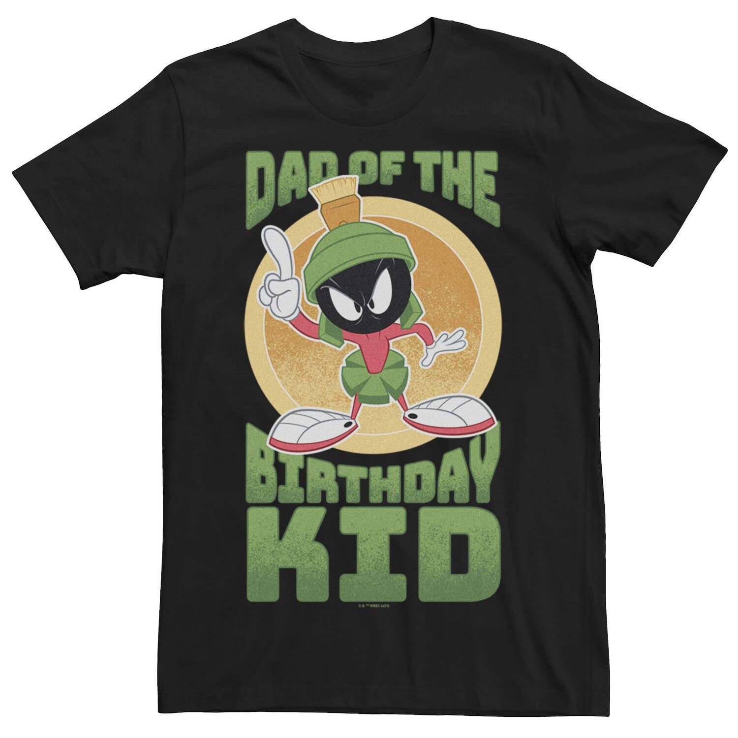 Мужская футболка с изображением Луни Тюнз «Марвин Марсианский папаша», детская футболка на день рождения Licensed Character
Мужская футболка с изображением Луни Тюнз «Марвин Марсианский папаша», детская футболка на день рождения Licensed Character