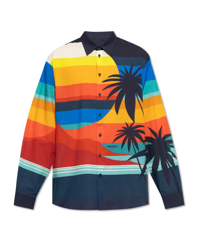 Рубашка-Капсула для любителей лета Dsquared2, мультиколор
Рубашка-Капсула для любителей лета Dsquared2, мультиколор