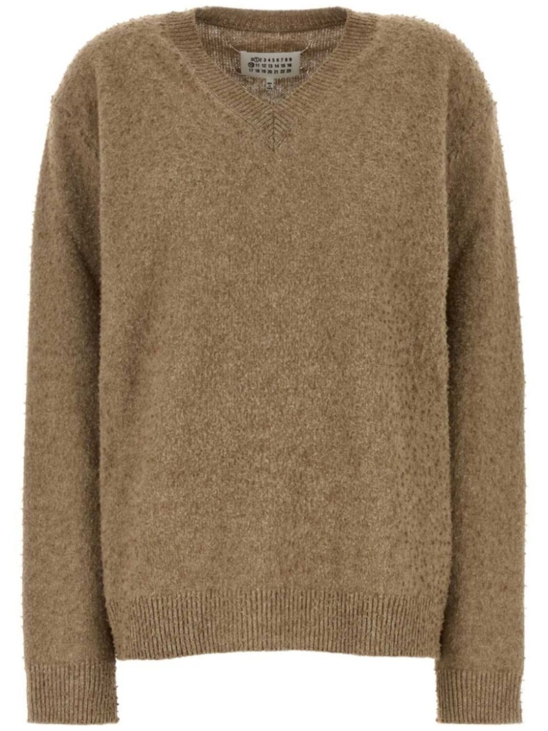 Свитер с логотипом Four-Stitch от Maison Margiela, нейтральный
Свитер с логотипом Four-Stitch от Maison Margiela, нейтральный