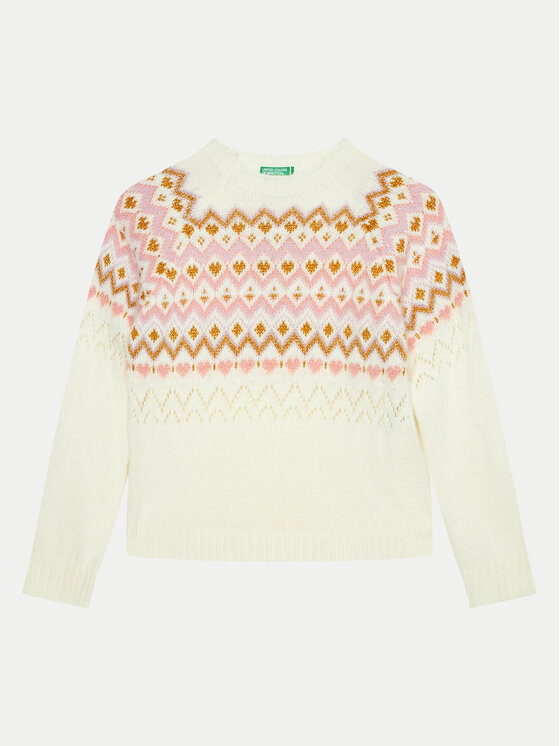 Свитер обычного кроя United Colors Of Benetton, экрю
Свитер обычного кроя United Colors Of Benetton, экрю