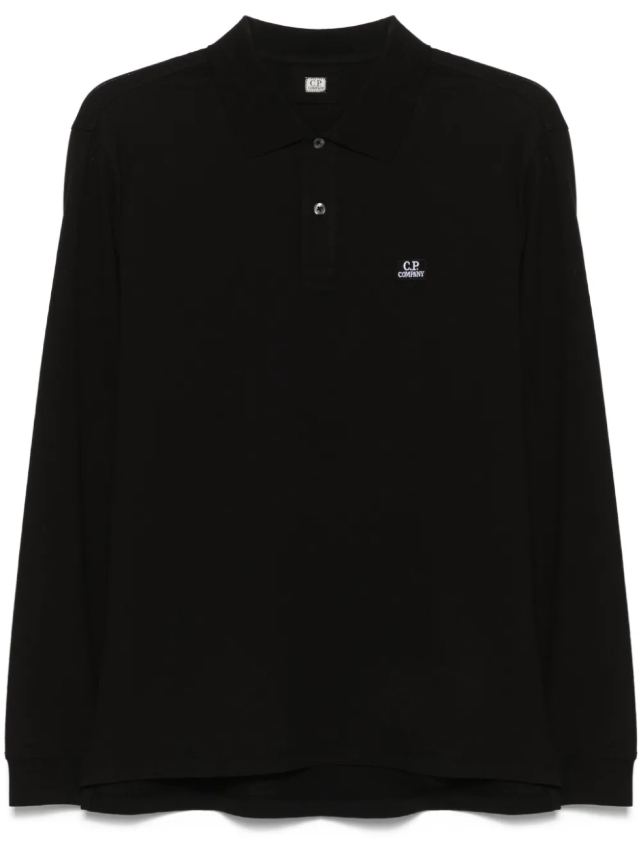 C.P. Company рубашка поло с нашивкой-логотипом, черный
C.P. Company рубашка поло с нашивкой-логотипом, черный