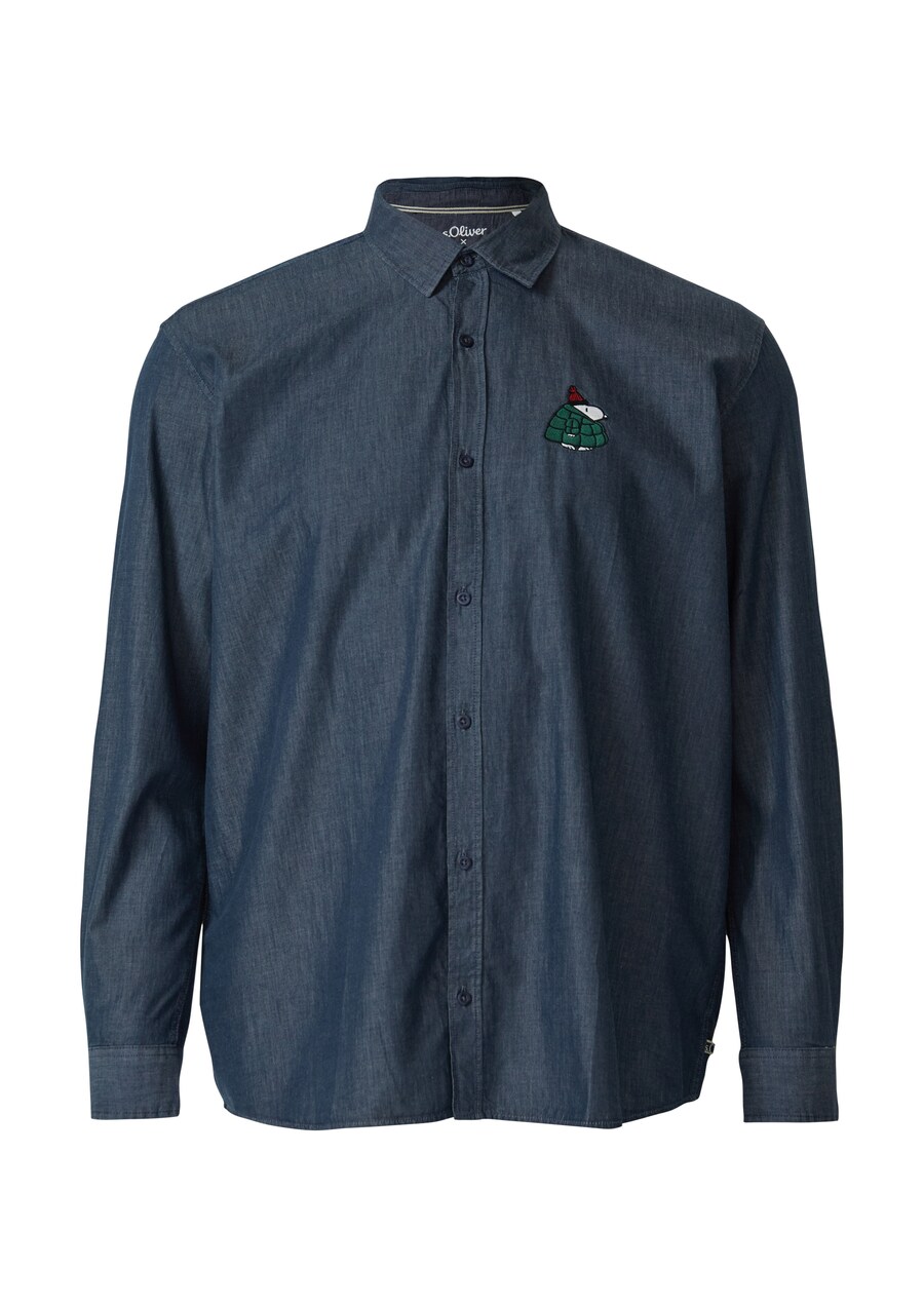 Рубашка на пуговицах Comfort fit s.Oliver, темно-синий
Рубашка на пуговицах Comfort fit s.Oliver, темно-синий