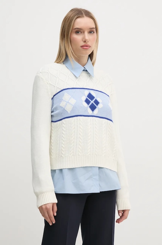 Свитер с добавлением шерсти United Colors Of Benetton, бежевый
Свитер с добавлением шерсти United Colors Of Benetton, бежевый