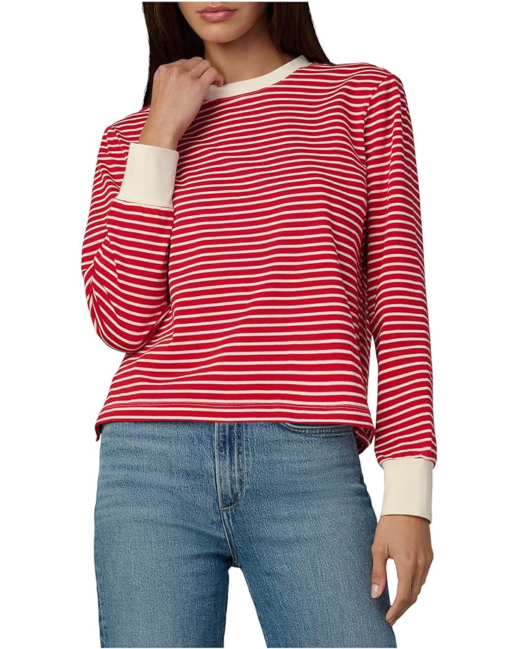 Женская футболка Joe's Jeans The Long Sleeve Easy, Cherry Red/Ecru St, Красный, Женская футболка Joe's Jeans The Long Sleeve Easy, Cherry Red/Ecru St
Женская футболка Joe's Jeans The Long Sleeve Easy, Cherry Red/Ecru St, Красный, Женская футболка Joe's Jeans The Long Sleeve Easy, Cherry Red/Ecru St