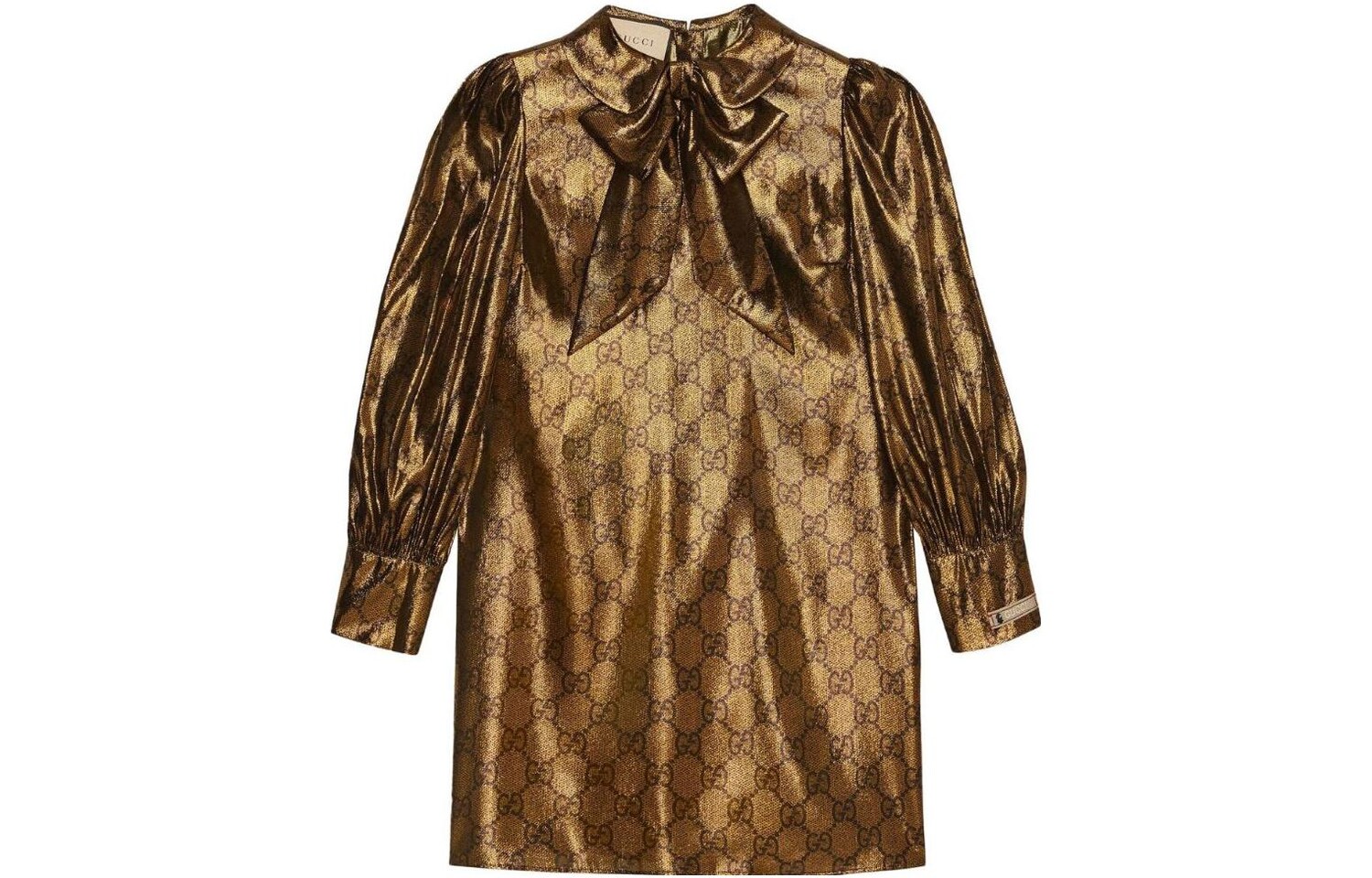 Платье Gucci с длинными рукавами, золотой
Платье Gucci с длинными рукавами, золотой