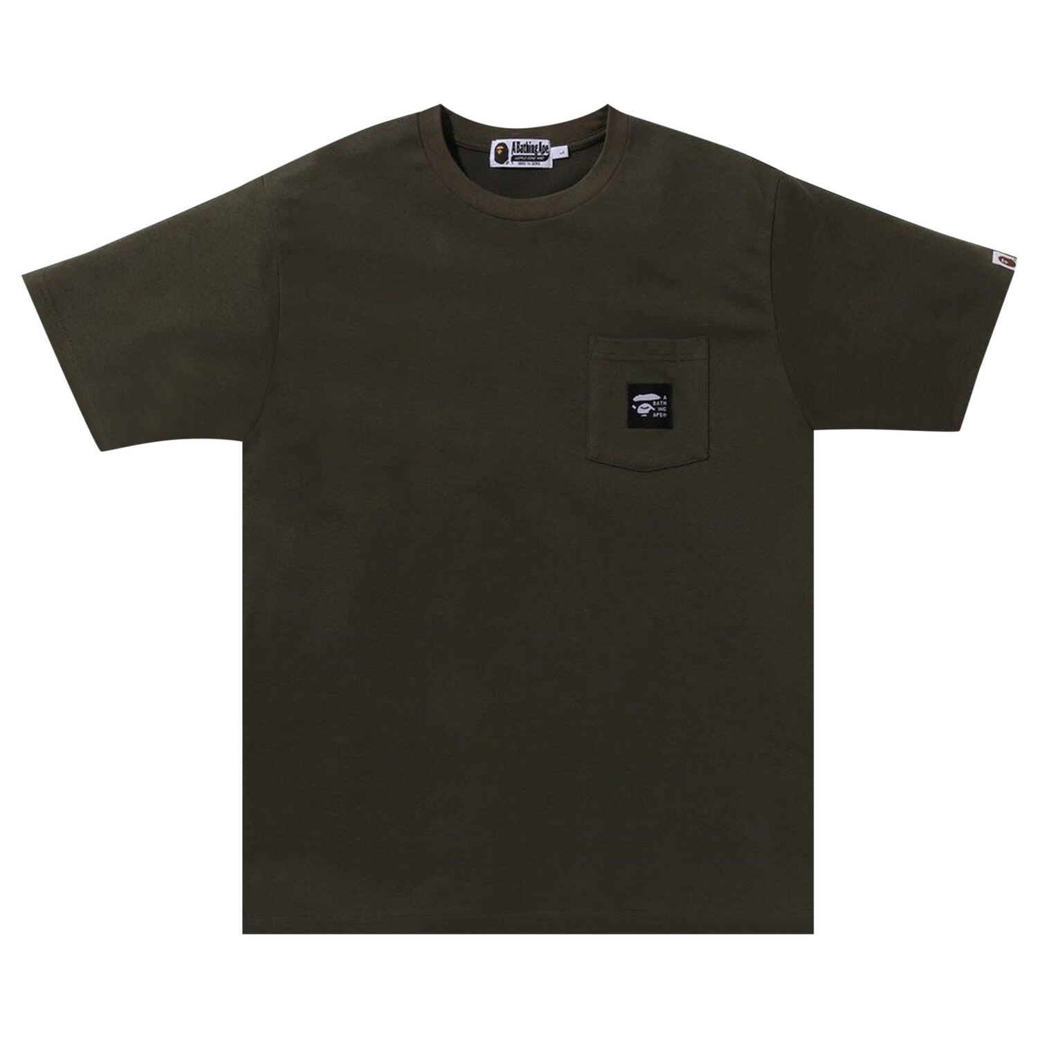 BAPE Футболка с карманом и этикеткой Bathing Ape, цвет Olive Drab
BAPE Футболка с карманом и этикеткой Bathing Ape, цвет Olive Drab