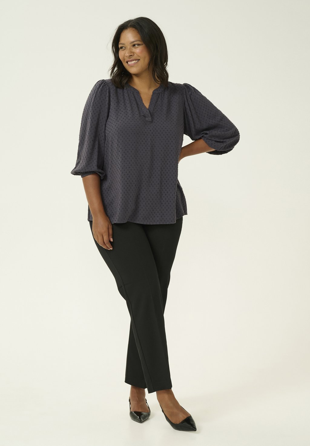 Блуза ANYA Kaffe Curve, серый
Блуза ANYA Kaffe Curve, серый