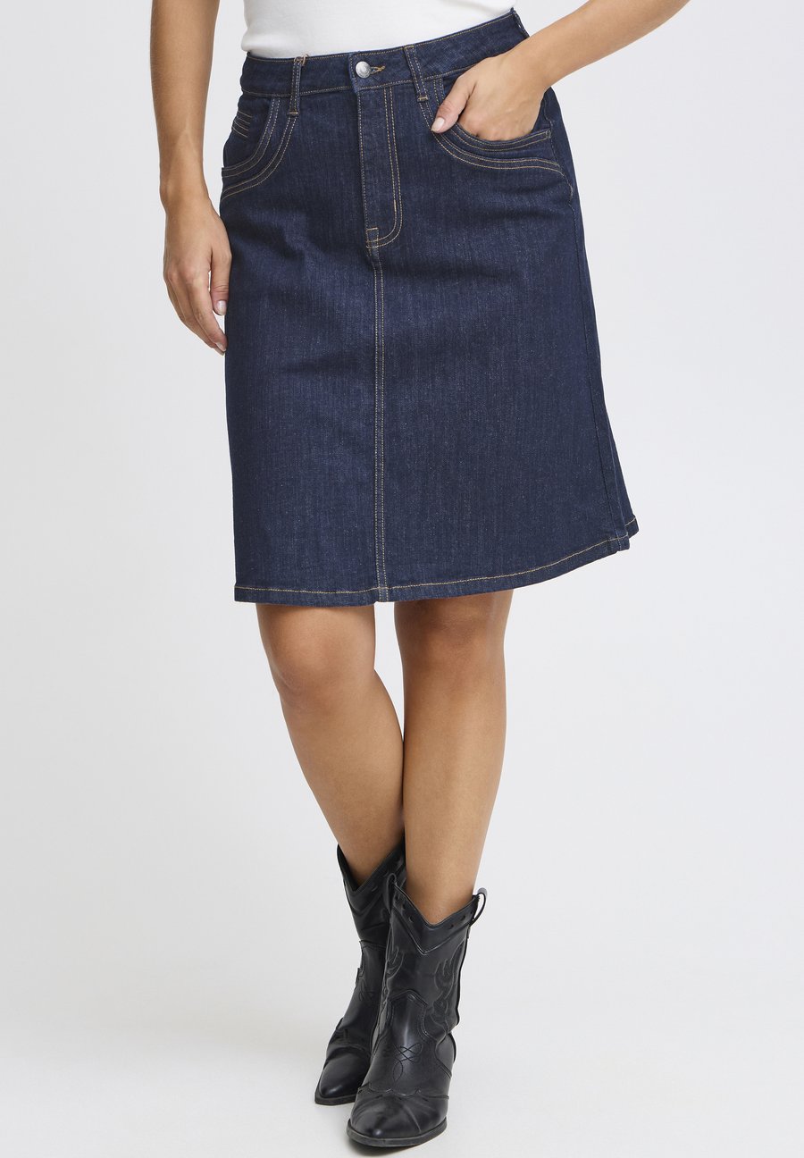 Юбка PULZ A-line skirt, Un Washed Denim/Dark-Blue Denim
Юбка PULZ A-line skirt, Un Washed Denim/Dark-Blue Denim