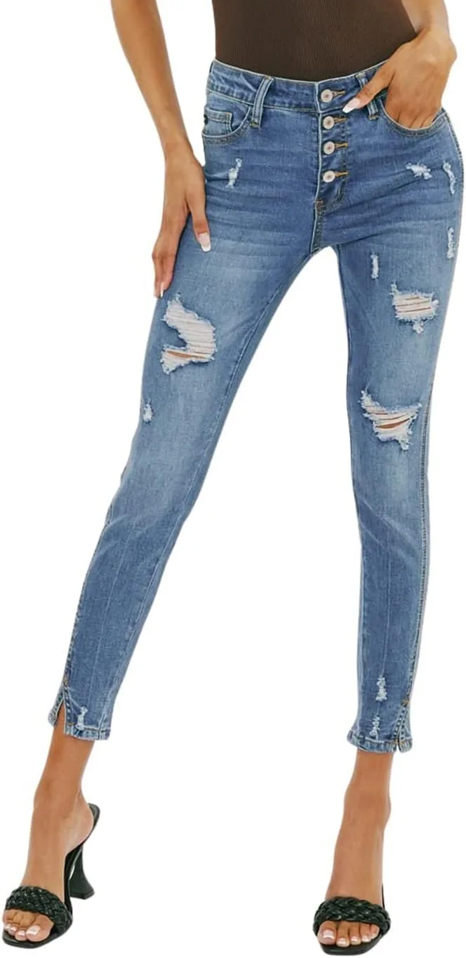 Женские джинсы Kan Can High Rise Button Fly Super Skinny
Женские джинсы Kan Can High Rise Button Fly Super Skinny