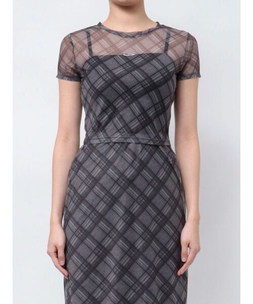 Топ укороченный облегающий прозрачный EMODA, серый
Топ укороченный облегающий прозрачный EMODA, серый