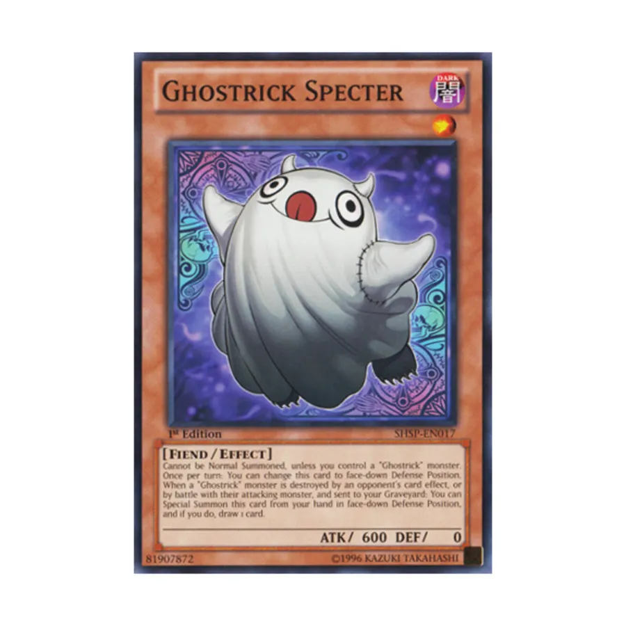 CCG Призрачный Призрак (Обычный), Yu-Gi-Oh - Shadow Specters - Singles
CCG Призрачный Призрак (Обычный), Yu-Gi-Oh - Shadow Specters - Singles