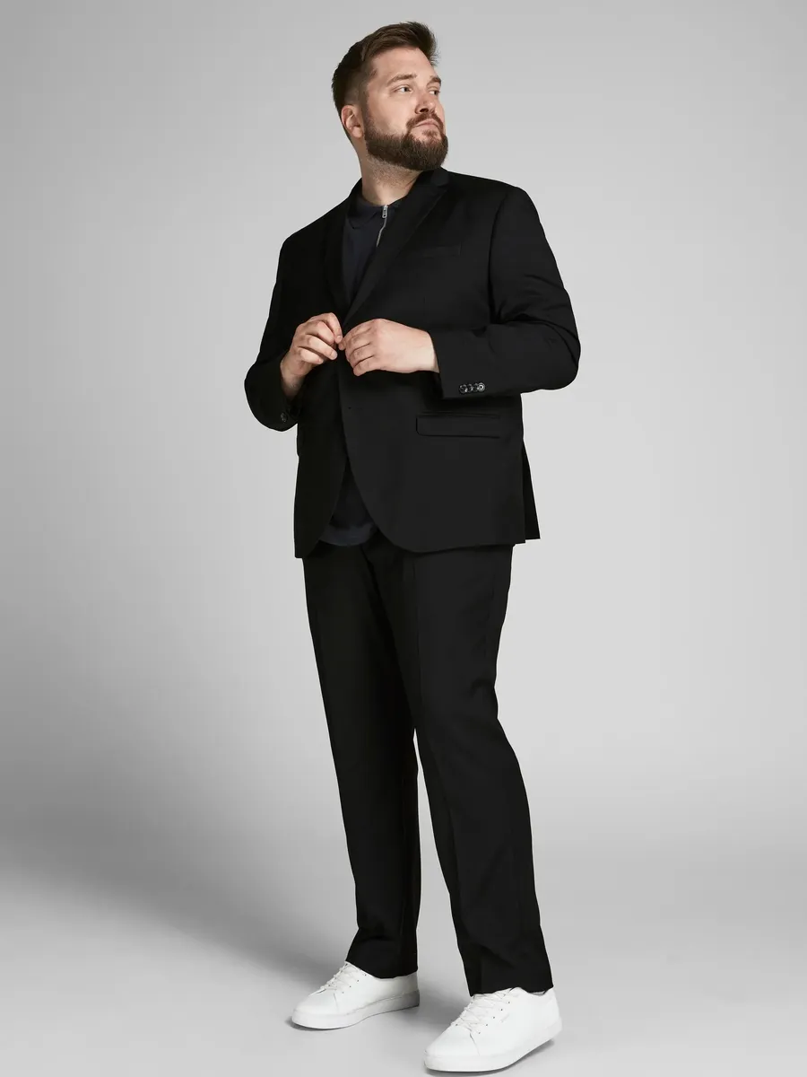 Костюм Jack & Jones PlusSize "JPRFRANCO SUIT NOOS PLS" (2 предмета), облегающий крой, черный
Костюм Jack & Jones PlusSize "JPRFRANCO SUIT NOOS PLS" (2 предмета), облегающий крой, черный