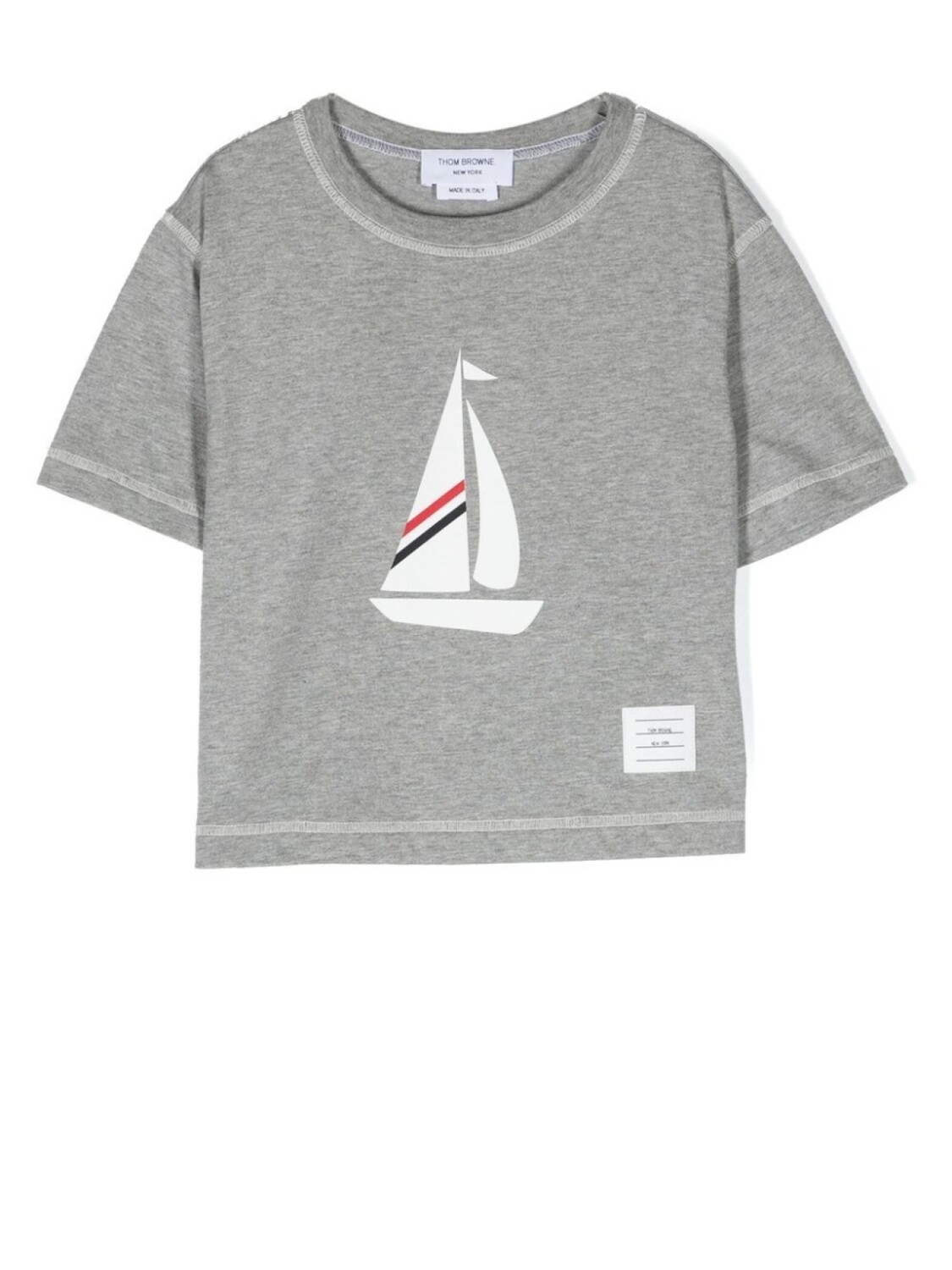 Thom Browne футболка с графичным принтом, серый
Thom Browne футболка с графичным принтом, серый