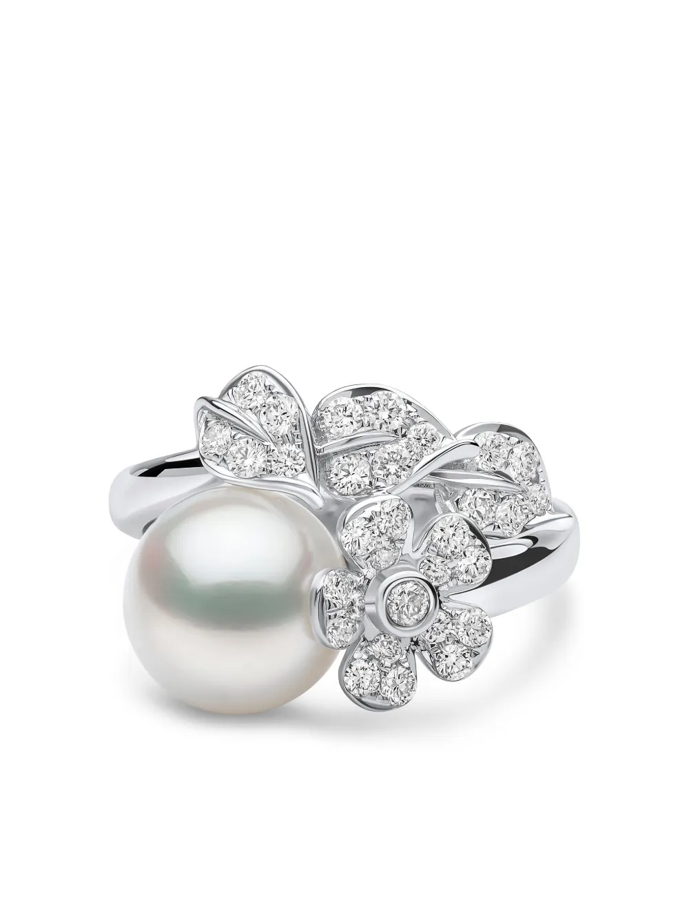 Кольцо Duchess South Sea с жемчугом и бриллиантами из 18-каратного белого золота Yoko London, серебяный
Кольцо Duchess South Sea с жемчугом и бриллиантами из 18-каратного белого золота Yoko London, серебяный