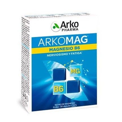 Arkomag Magnesium B6 30 капсул - незаменимая минеральная добавка Arkopharma
Arkomag Magnesium B6 30 капсул - незаменимая минеральная добавка Arkopharma
