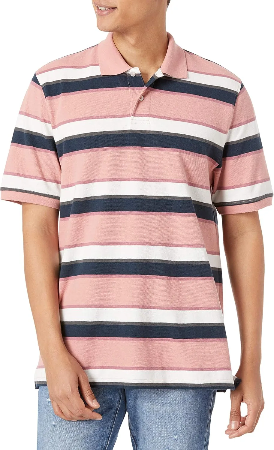 Футболка-поло Amazon Essentials мужская Regular-Fit из хлопкового пике
Футболка-поло Amazon Essentials мужская Regular-Fit из хлопкового пике