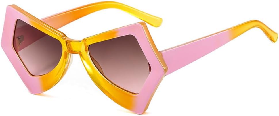 Ретро уникальные многоугольные солнцезащитные очки «кошачий глаз» для женщин, модные, с градиентными оттенками, защита от УФ-излучения UV400, оранжево-зеленые солнцезащитные очки для мужчин generic, Pink Yellow Tea Pink
Ретро уникальные многоугольные солнцезащитные очки «кошачий глаз» для женщин, модные, с градиентными оттенками, защита от УФ-излучения UV400, оранжево-зеленые солнцезащитные очки для мужчин generic, Pink Yellow Tea Pink