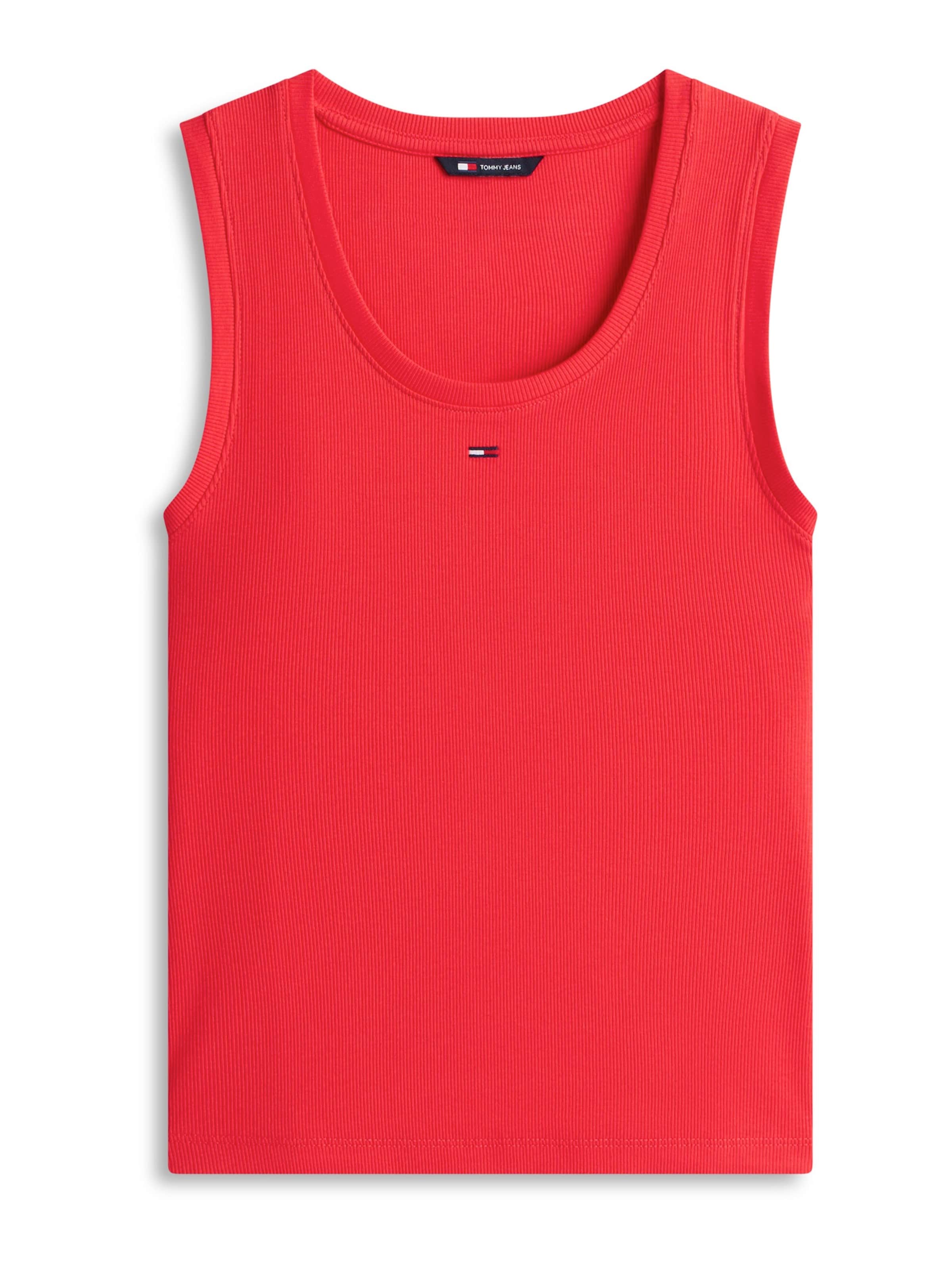 Tommy Jeans Топ 'ESSENTIAL' в красном цвете
Tommy Jeans Топ 'ESSENTIAL' в красном цвете