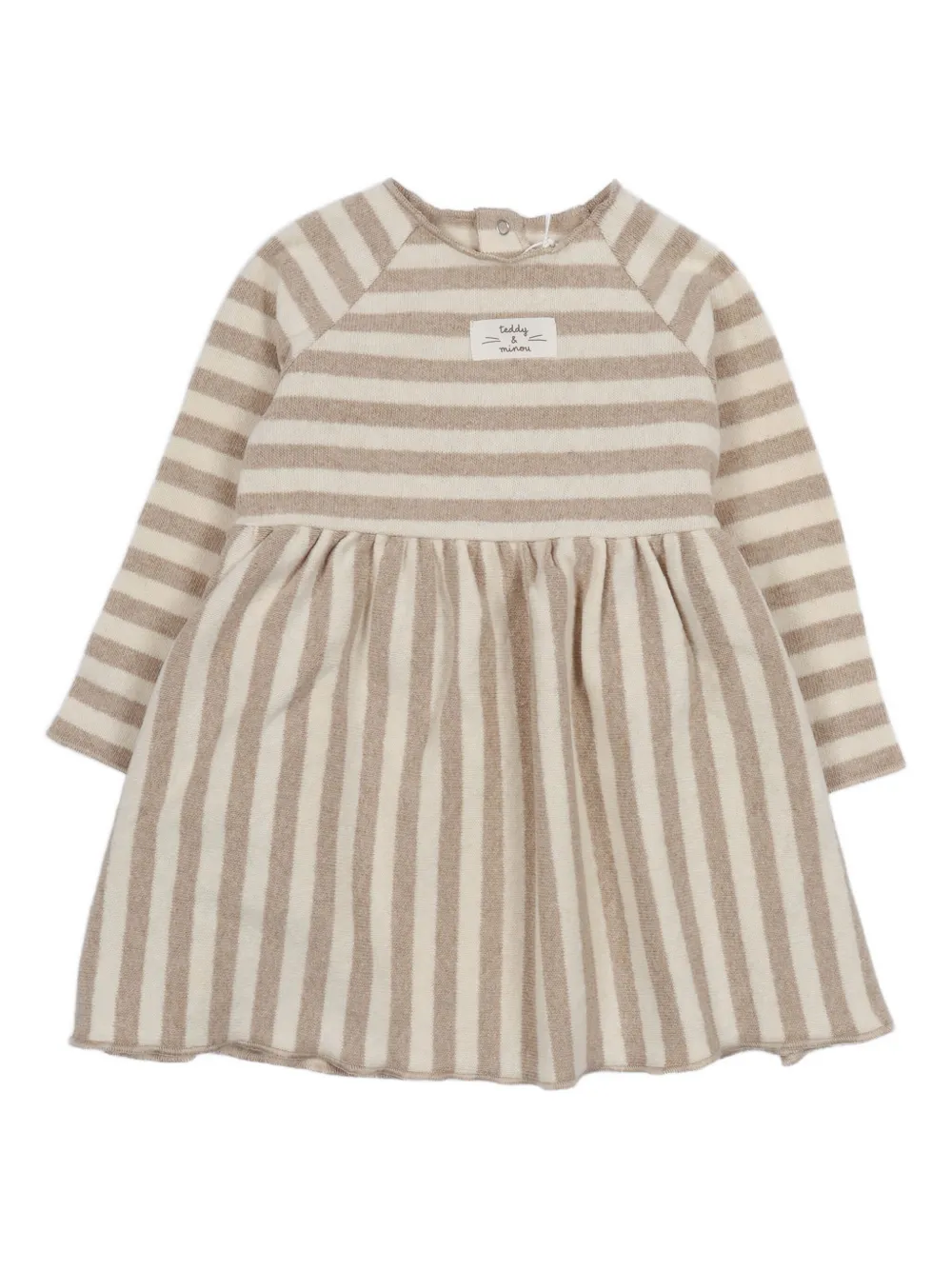Платье в полоску с длинными рукавами TEDDY & MINOU, нейтральный
Платье в полоску с длинными рукавами TEDDY & MINOU, нейтральный