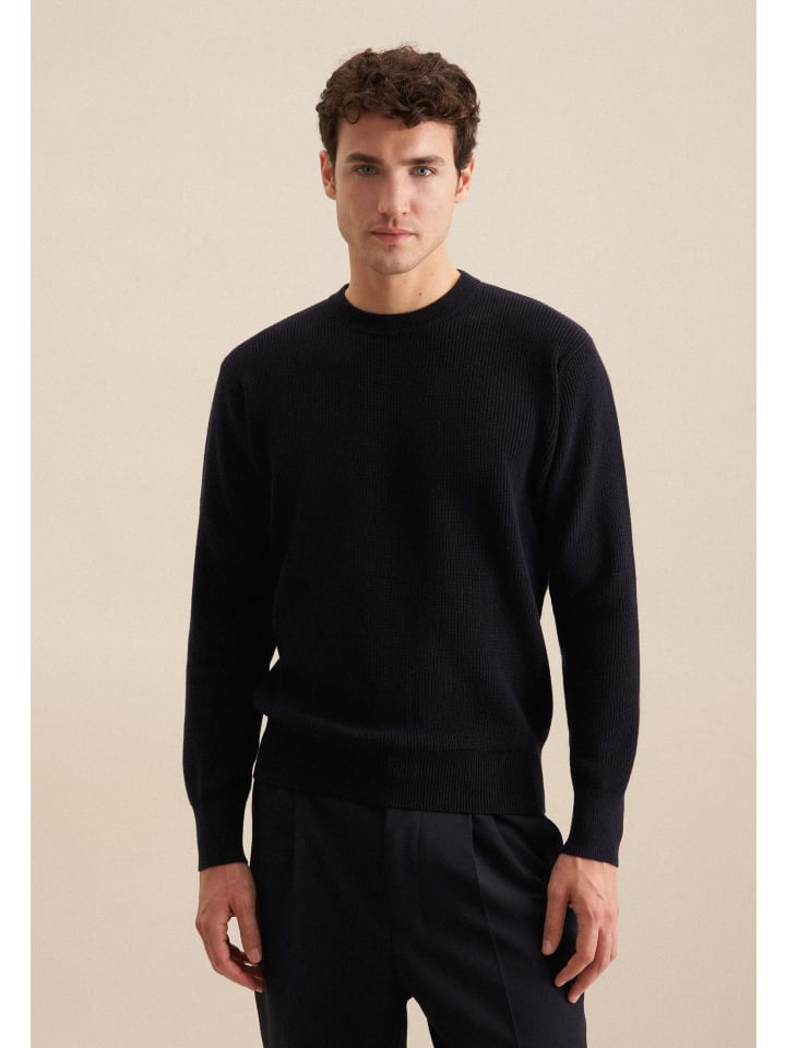 Пуловер Seidensticker, темно-синий
Пуловер Seidensticker, темно-синий