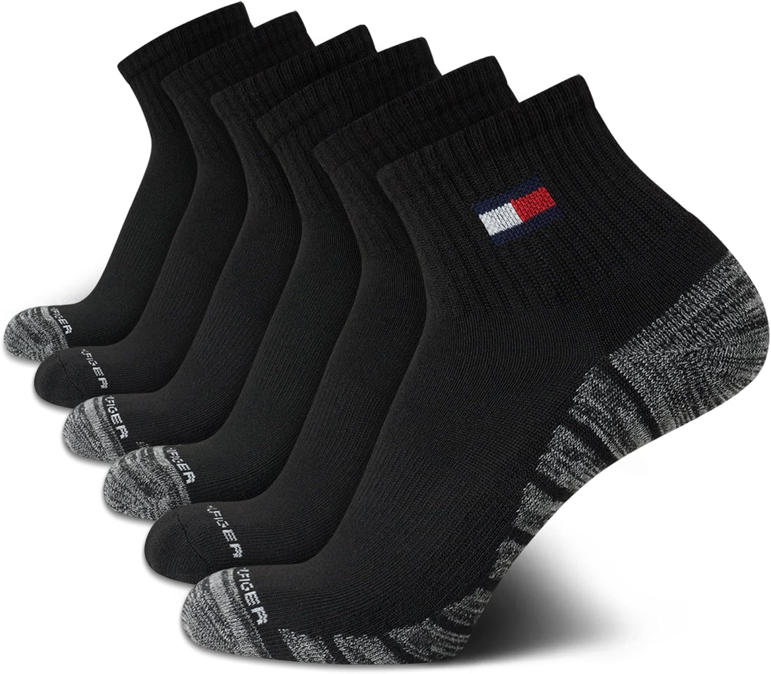 Мужские дышащие носки Tommy Hilfiger с мягкой подошвой - 6 шт., All Black
Мужские дышащие носки Tommy Hilfiger с мягкой подошвой - 6 шт., All Black