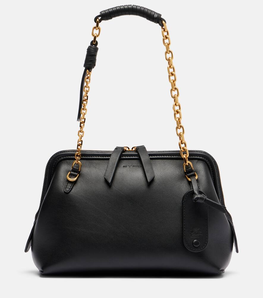 Средняя кожаная наплечная сумка Vela Etro, Nero
Средняя кожаная наплечная сумка Vela Etro, Nero