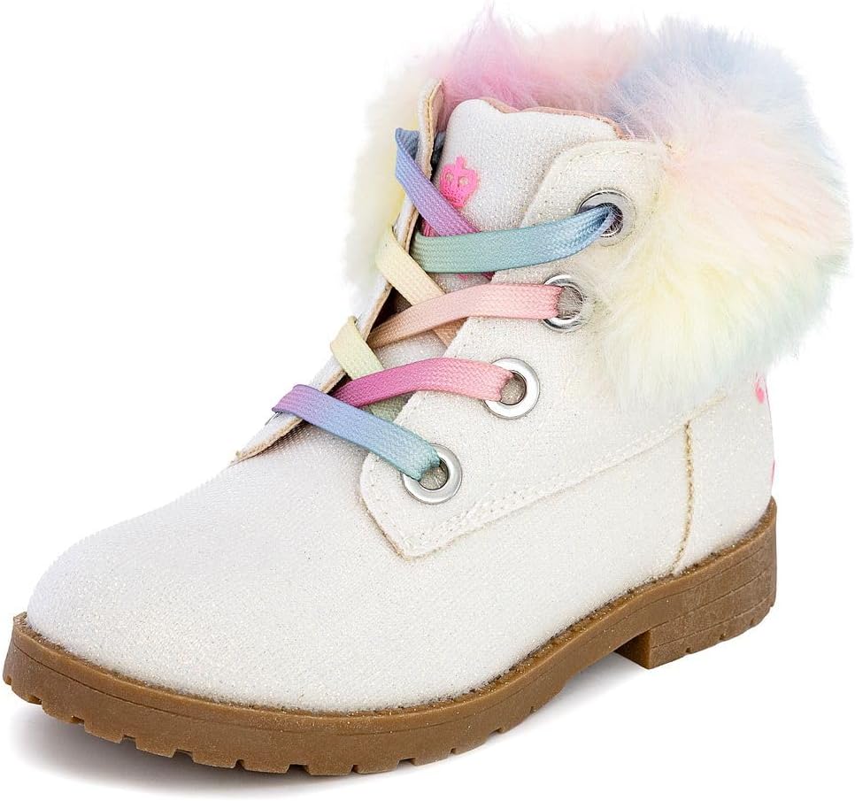 Детские блестящие ботинки Juicy Couture - сверкающие ботинки-чукка с искусственным мехом на шнуровке, зимние ботинки на щиколотку для малышей, детей постарше и больших детей, Silver-Lil El
Детские блестящие ботинки Juicy Couture - сверкающие ботинки-чукка с искусственным мехом на шнуровке, зимние ботинки на щиколотку для малышей, детей постарше и больших детей, Silver-Lil El