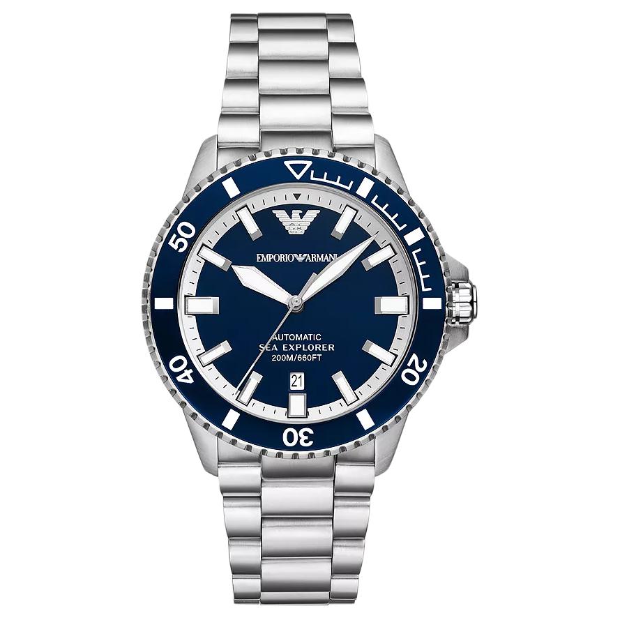 EMPORIO ARMANI Часы Sea Explorer Automatic Stainless Steel Watch, Blue Dial
EMPORIO ARMANI Часы Sea Explorer Automatic Stainless Steel Watch, Blue Dial