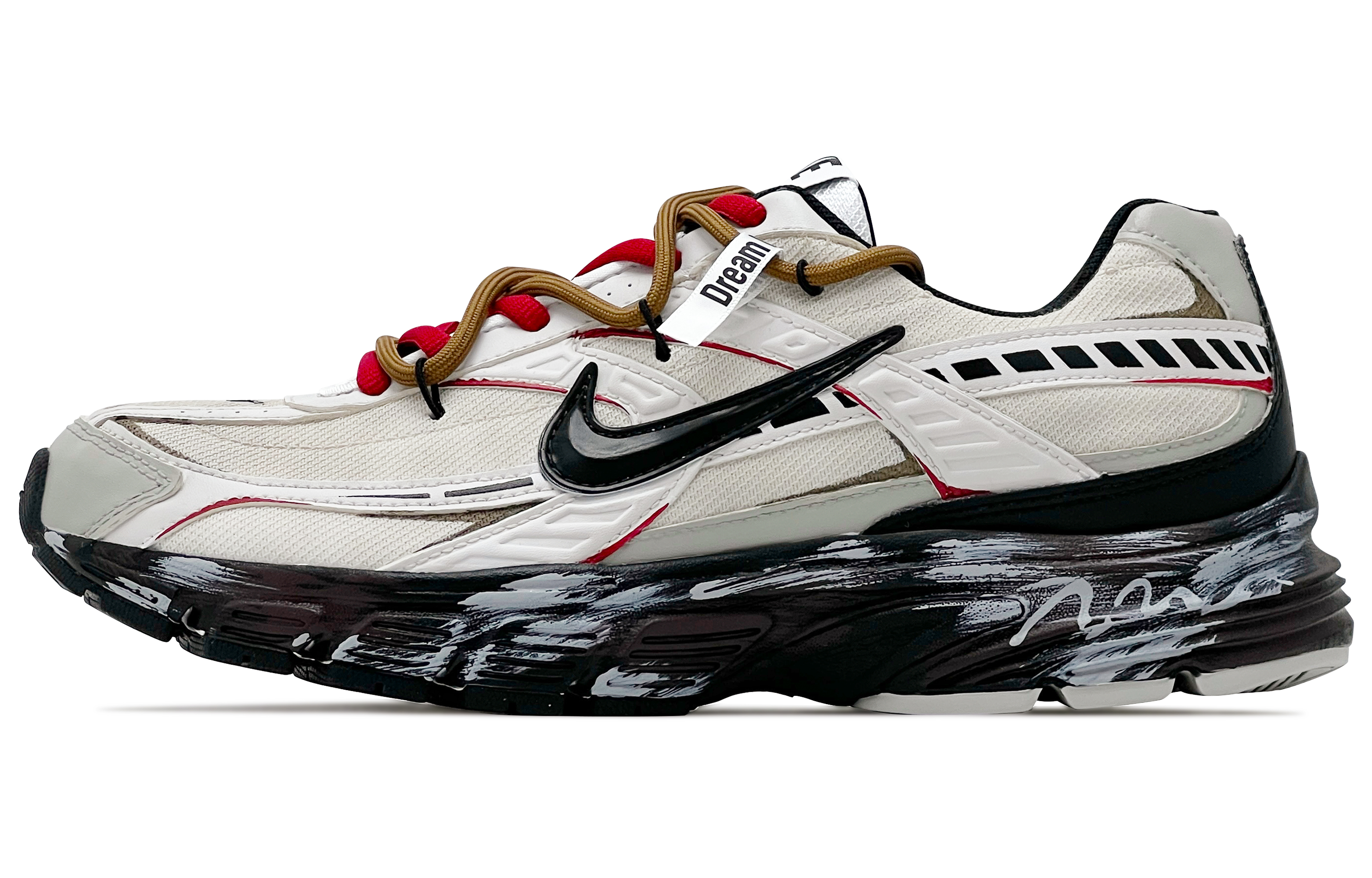 Nike Низкие повседневные кроссовки для бега по городу Initiator, мужские, черные, бежево-красные
Nike Низкие повседневные кроссовки для бега по городу Initiator, мужские, черные, бежево-красные