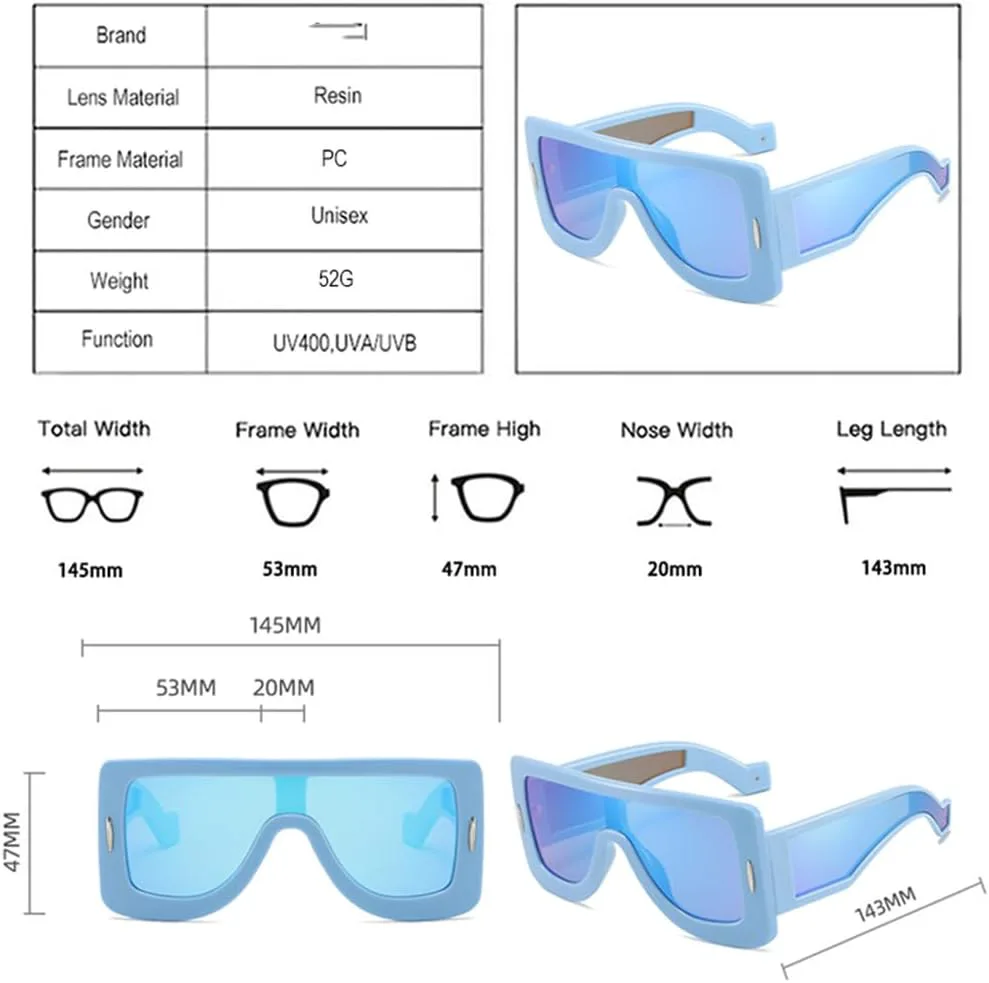 Модные большие цельные солнцезащитные очки для мужчин, цветные зеркальные очки-маски UV400, женские роскошные солнцезащитные очки с заклепками HVTVTLA, Yellow Brown
Модные большие цельные солнцезащитные очки для мужчин, цветные зеркальные очки-маски UV400, женские роскошные солнцезащитные очки с заклепками HVTVTLA, Yellow Brown