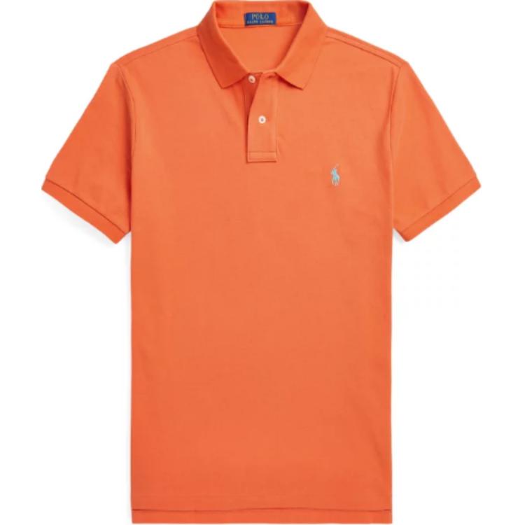 Поло с прямым низом и вышитым логотипом Polo Ralph Lauren, оранжевый
Поло с прямым низом и вышитым логотипом Polo Ralph Lauren, оранжевый