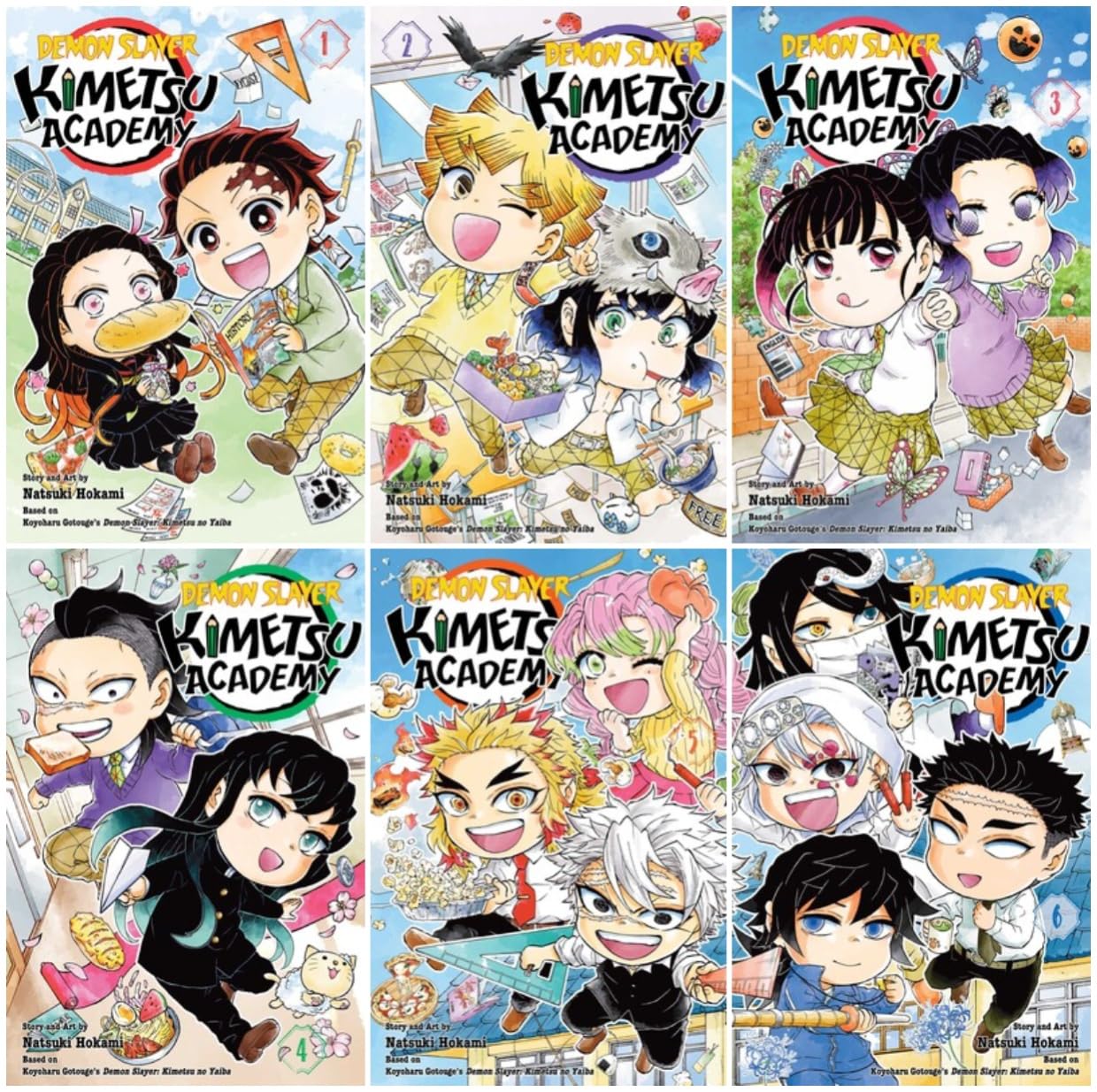 Demon Slayer: Kimetsu Academy Manga Series 6-Book Collection Set (Vol.1 to Vol.6) - School-Life Comedy Spin-Off of the Hit Demon Slayer Franchise (VIZ Media LLC)
Demon Slayer: Kimetsu Academy Manga Series 6-Book Collection Set (Vol.1 to Vol.6) - School-Life Comedy Spin-Off of the Hit Demon Slayer Franchise (VIZ Media LLC)