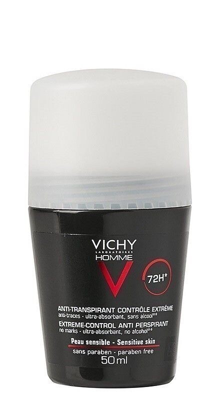 Vichy Homme Anti-Transpirant 72H Extreme-Controle антиперспирант для мужчин, 50 ml
Vichy Homme Anti-Transpirant 72H Extreme-Controle антиперспирант для мужчин, 50 ml