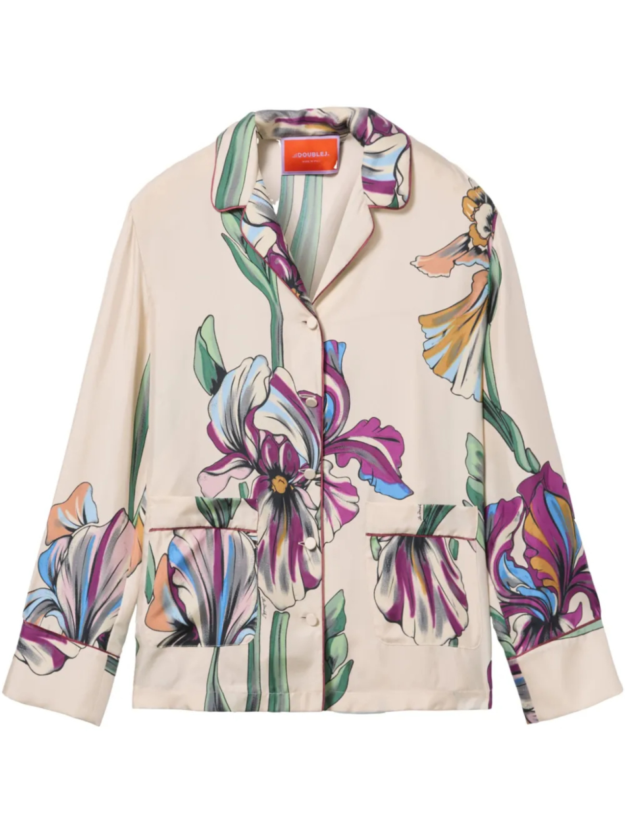 Шелковая рубашка La DoubleJ, нейтральный
Шелковая рубашка La DoubleJ, нейтральный