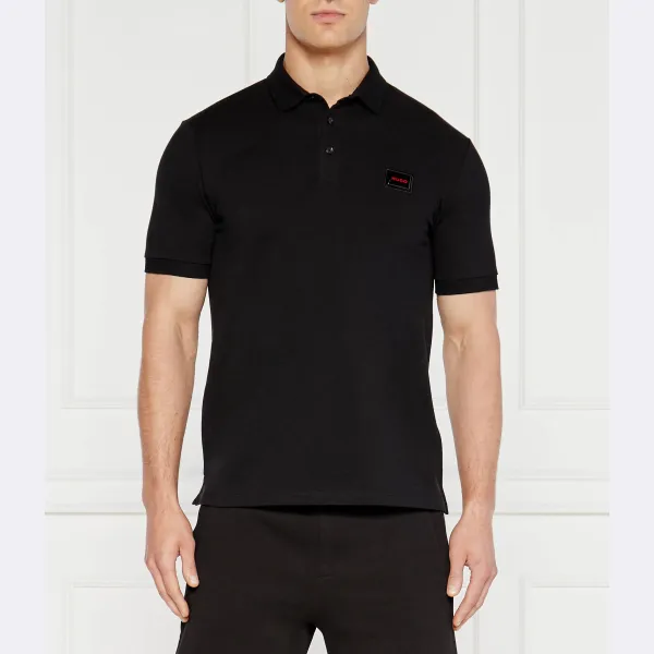 Рубашка поло стандартного кроя Hugo, черный
Рубашка поло стандартного кроя Hugo, черный
