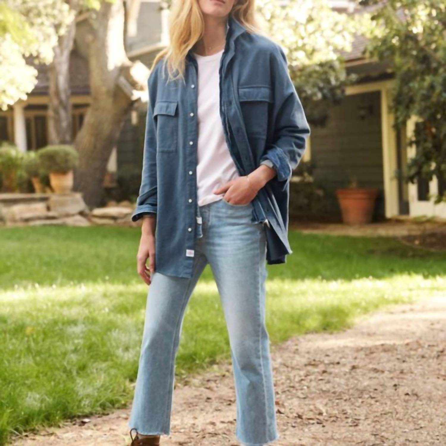 Рубашка Mcloghlin Utility из джинсовой фланели Frank & Eileen, цвет jean flannel
Рубашка Mcloghlin Utility из джинсовой фланели Frank & Eileen, цвет jean flannel