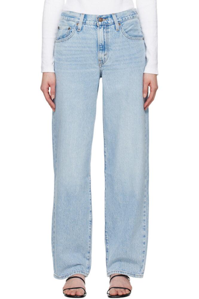 Синие мешковатые джинсы Dad Levi's
Синие мешковатые джинсы Dad Levi's