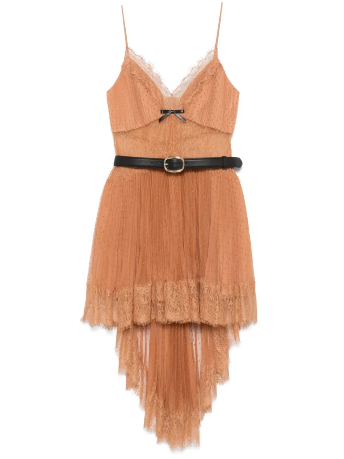 Мини-платье из сетки с узором в горошек Self-Portrait, коричневый
Мини-платье из сетки с узором в горошек Self-Portrait, коричневый