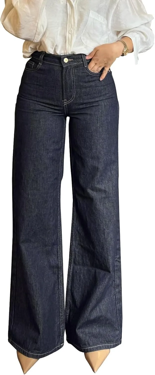 ZERMOM Женские джинсы Wide Leg с высокой посадкой
ZERMOM Женские джинсы Wide Leg с высокой посадкой