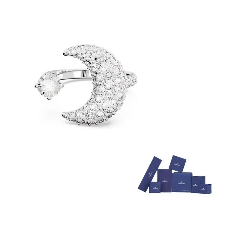 Луна Полумесяц Crystal открытое кольцо Swarovski
Луна Полумесяц Crystal открытое кольцо Swarovski