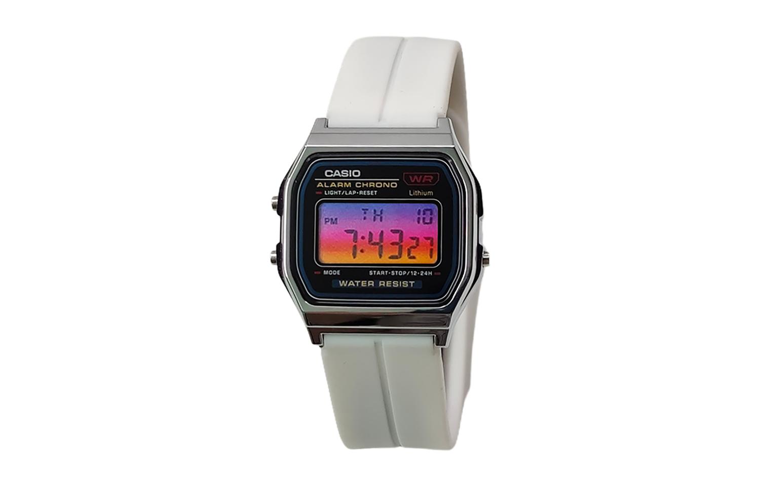 CASIO Кварцевые часы унисекс с силиконовым ремешком и черным циферблатом
CASIO Кварцевые часы унисекс с силиконовым ремешком и черным циферблатом