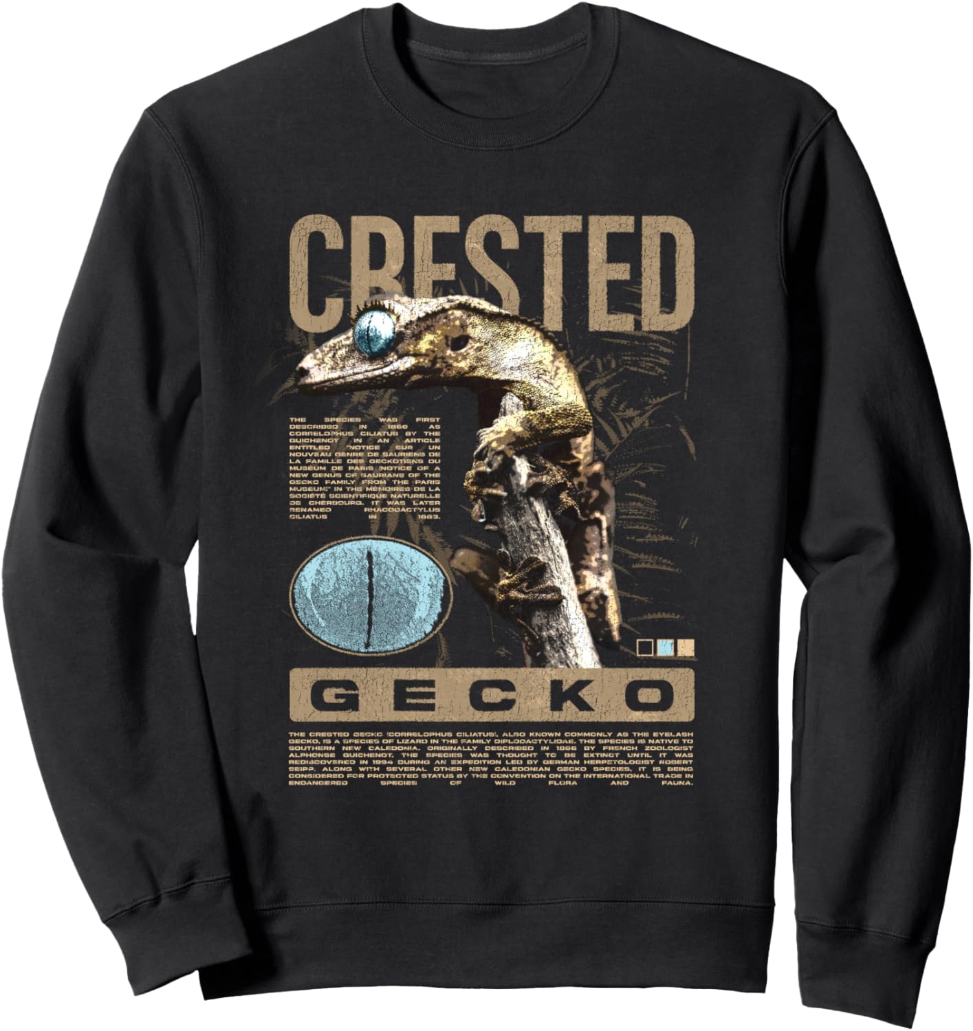 Толстовка с изображением гребенчатого геккона в стиле стритвеар «Хранитель ящериц» Jrrts Crested Gecko Design, черный
Толстовка с изображением гребенчатого геккона в стиле стритвеар «Хранитель ящериц» Jrrts Crested Gecko Design, черный