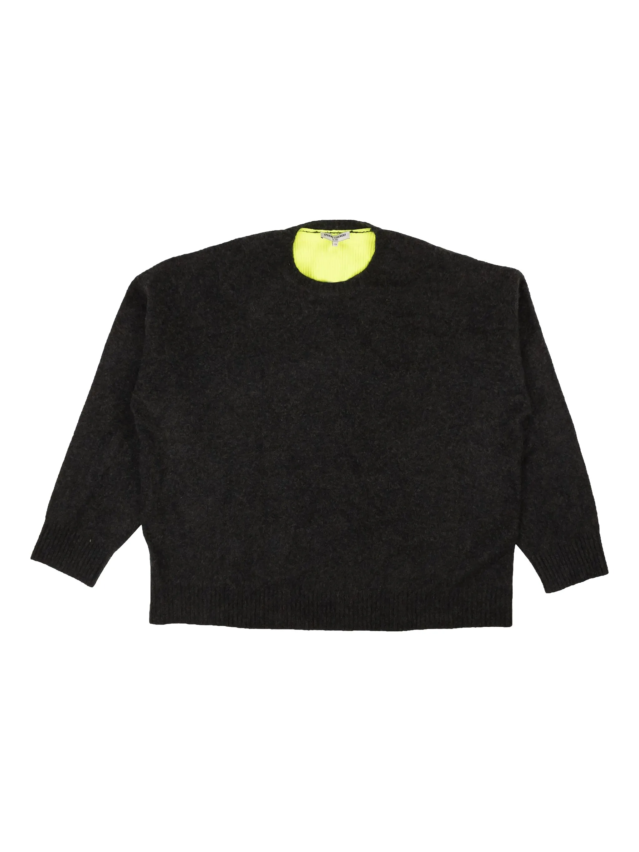 Кашемировый свитер с круглым вырезом Opening Ceremony, зеленый
Кашемировый свитер с круглым вырезом Opening Ceremony, зеленый