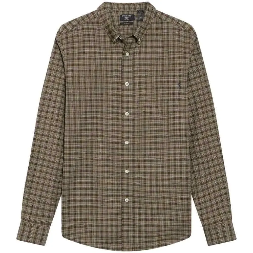 Рубашка с длинным рукавом Dockers Oxford Slim, зеленый
Рубашка с длинным рукавом Dockers Oxford Slim, зеленый